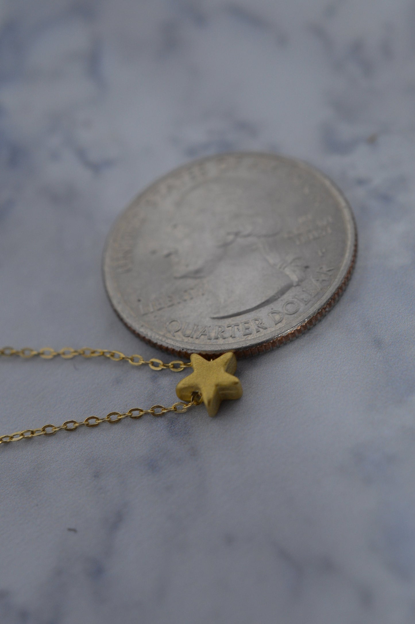 Tiny Gold Fill Star Necklace