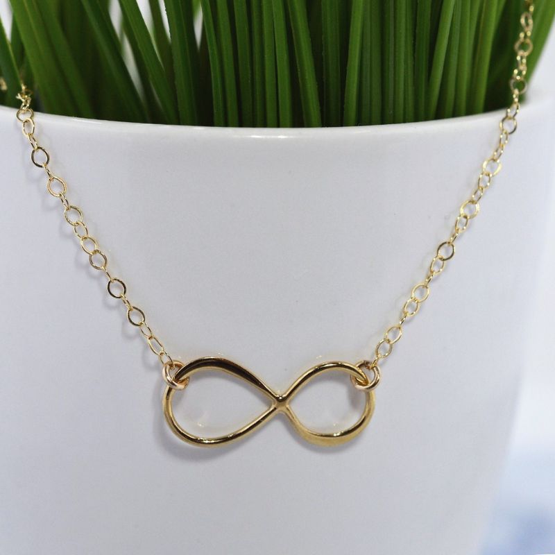 Gold Fill Infinity Necklace