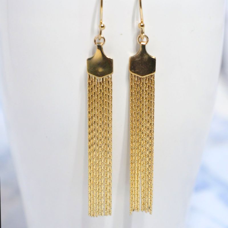 Gold Fill Tassel Earrings