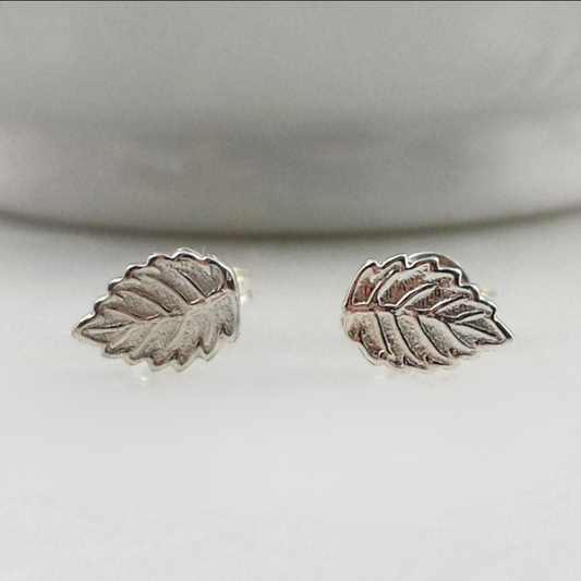 Sterling Silver Leaf Earring