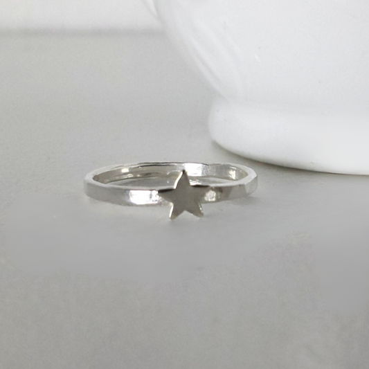 Sterling Silver Tiny Star Ring