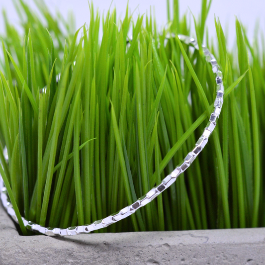 Skinny Silver Sparkle Bracelet