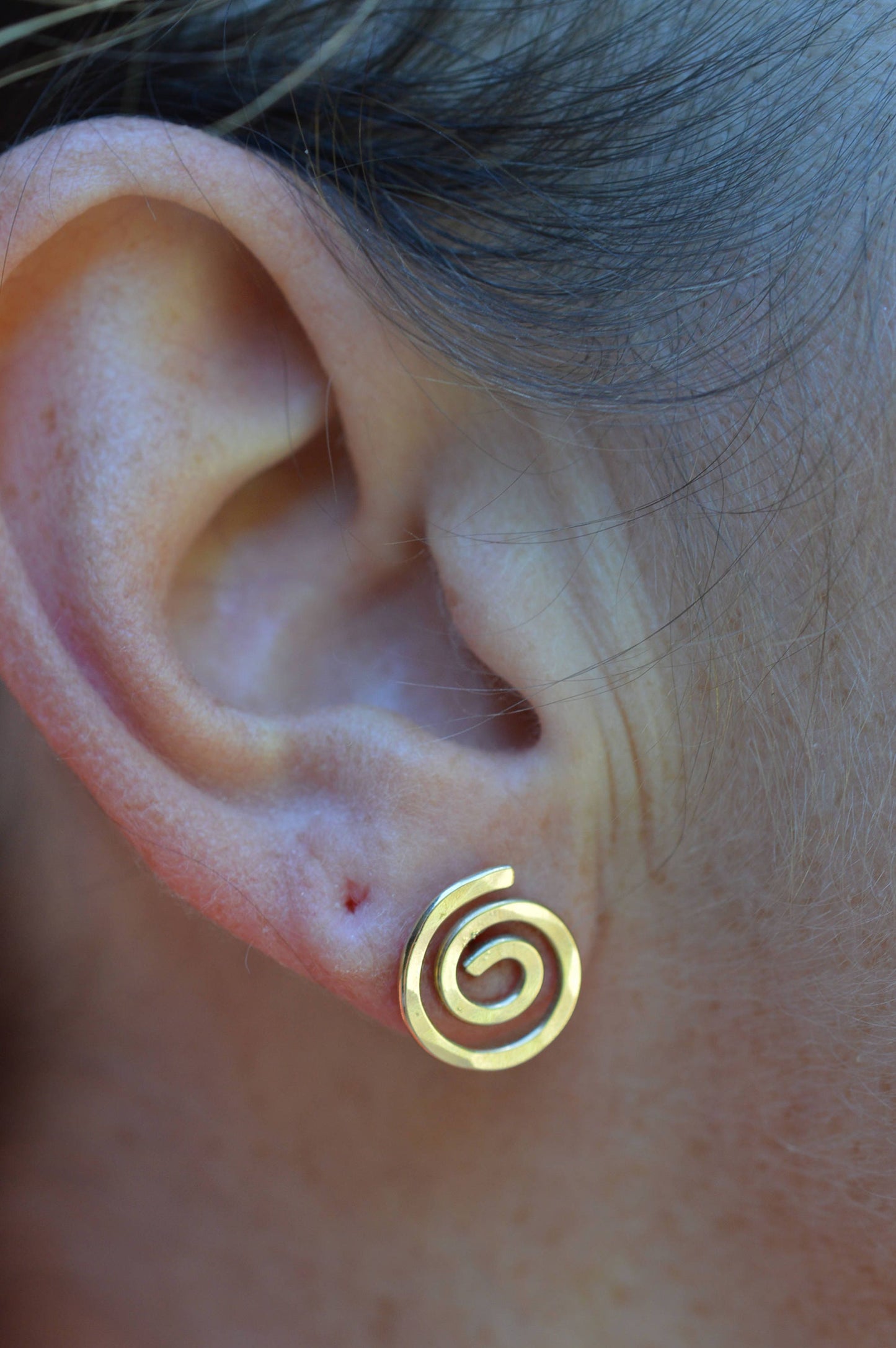 Sterling Silver Spiral Earrings
