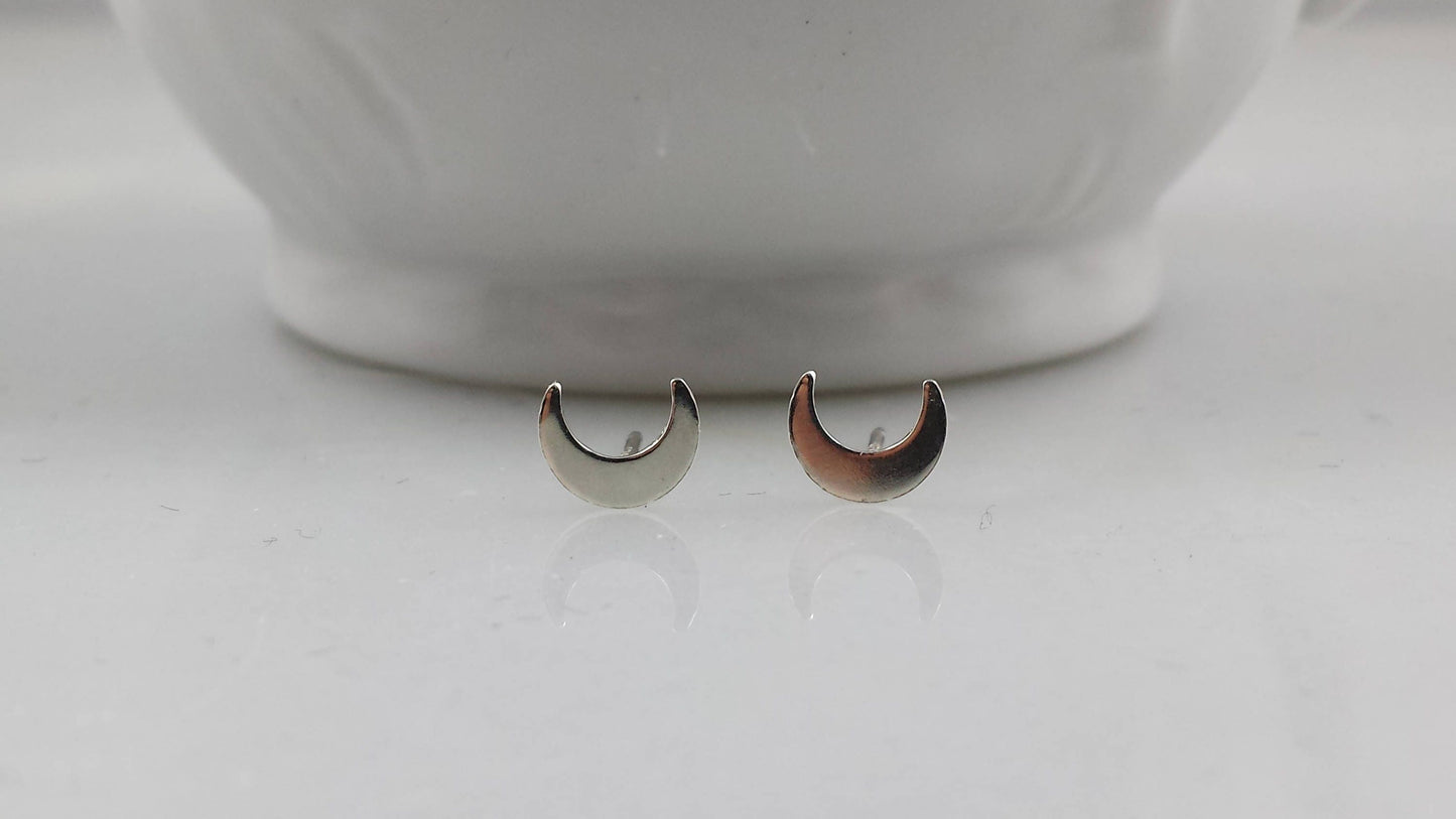 Sterling Silver Crescent Moon Ring