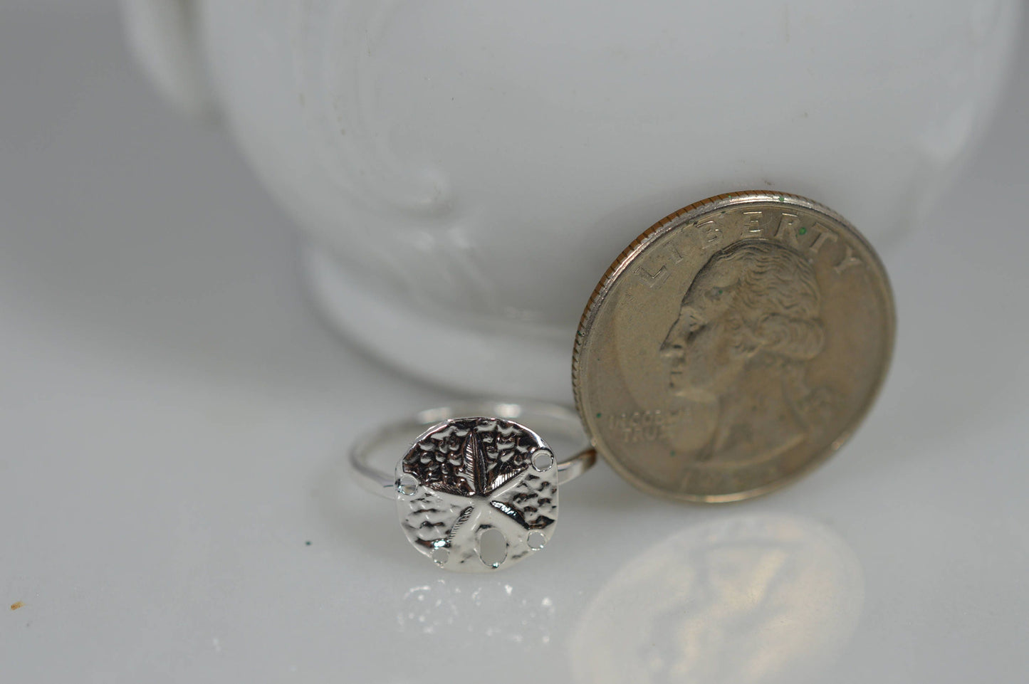 Sterling Silver Sand Dollar Ring