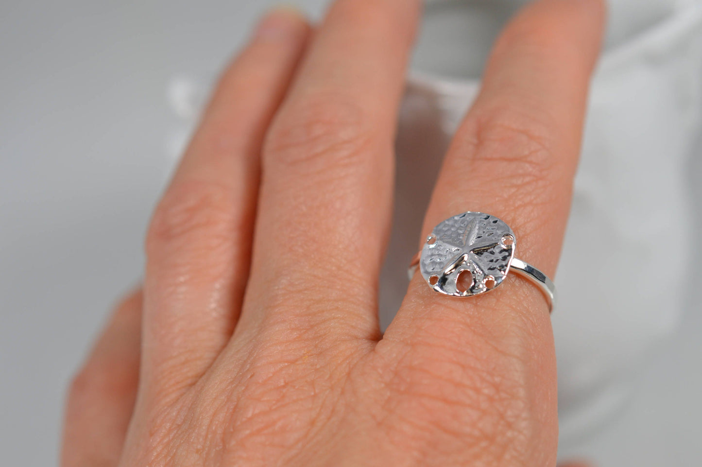 Sterling Silver Sand Dollar Ring