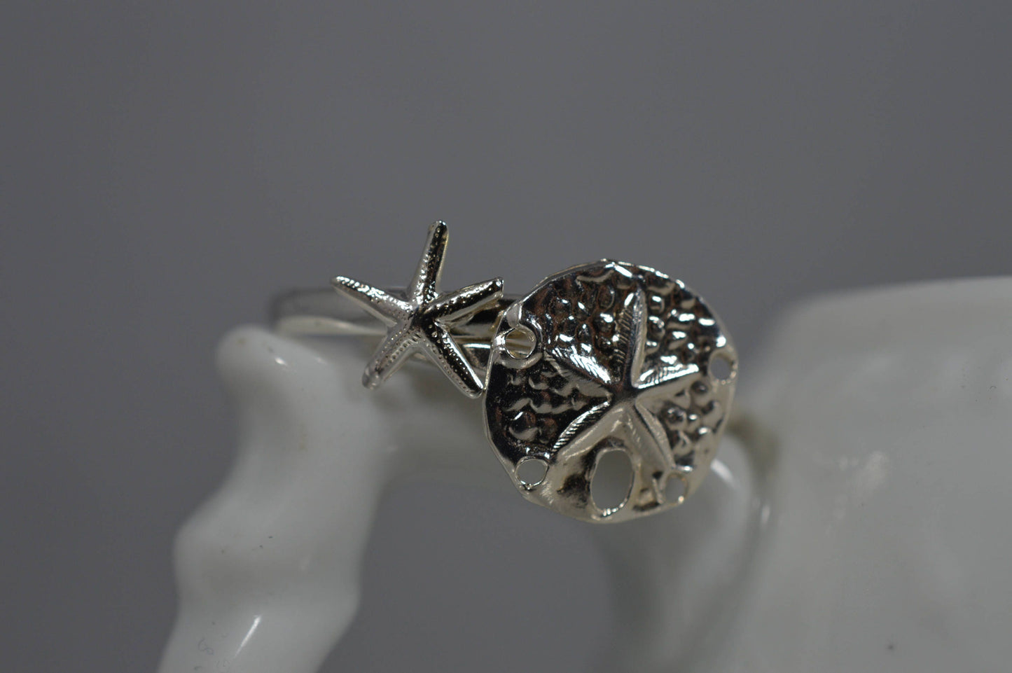 Sterling Silver Sand Dollar Ring