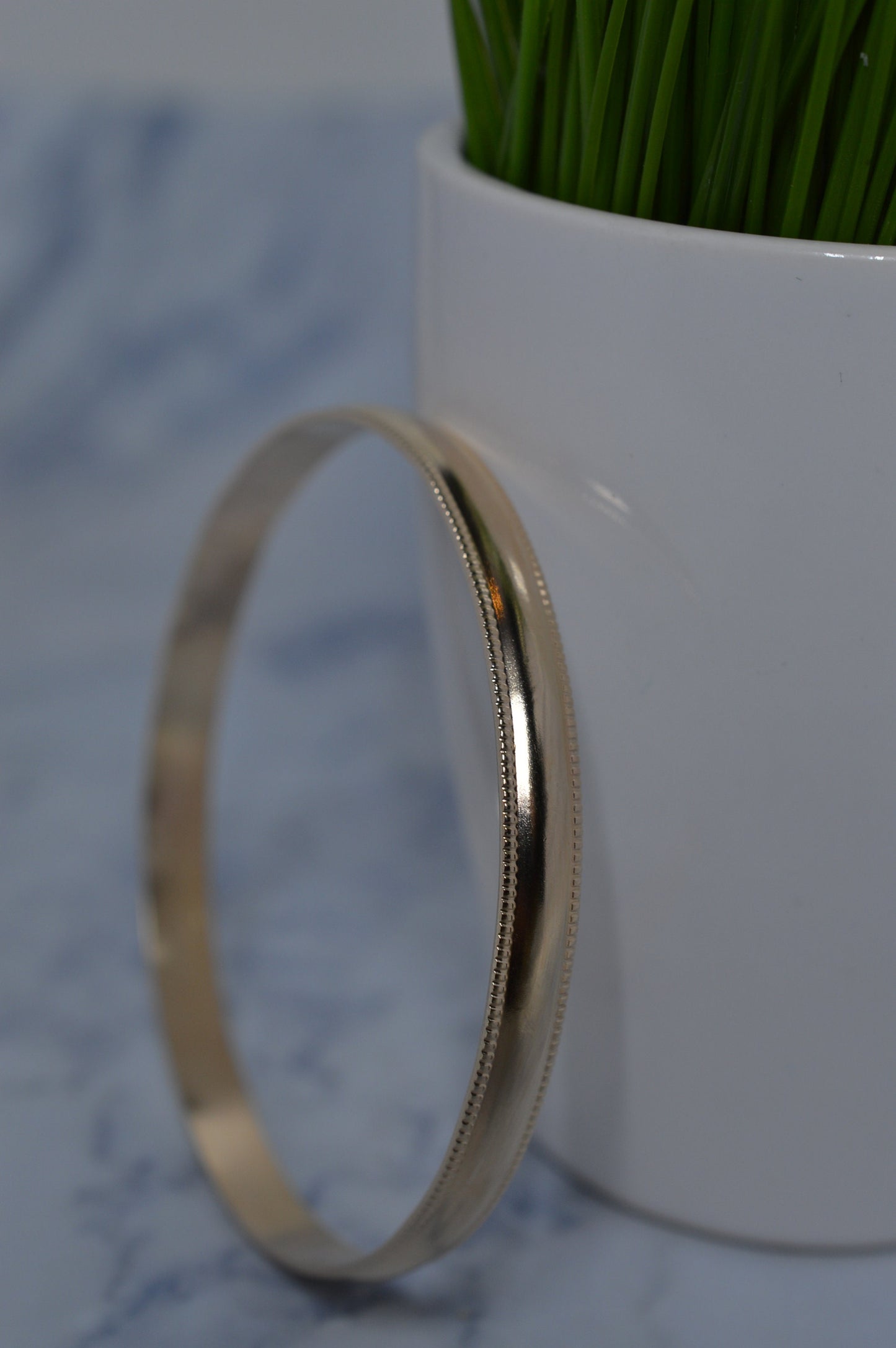 Gold Fill Simple Bangle Bracelet