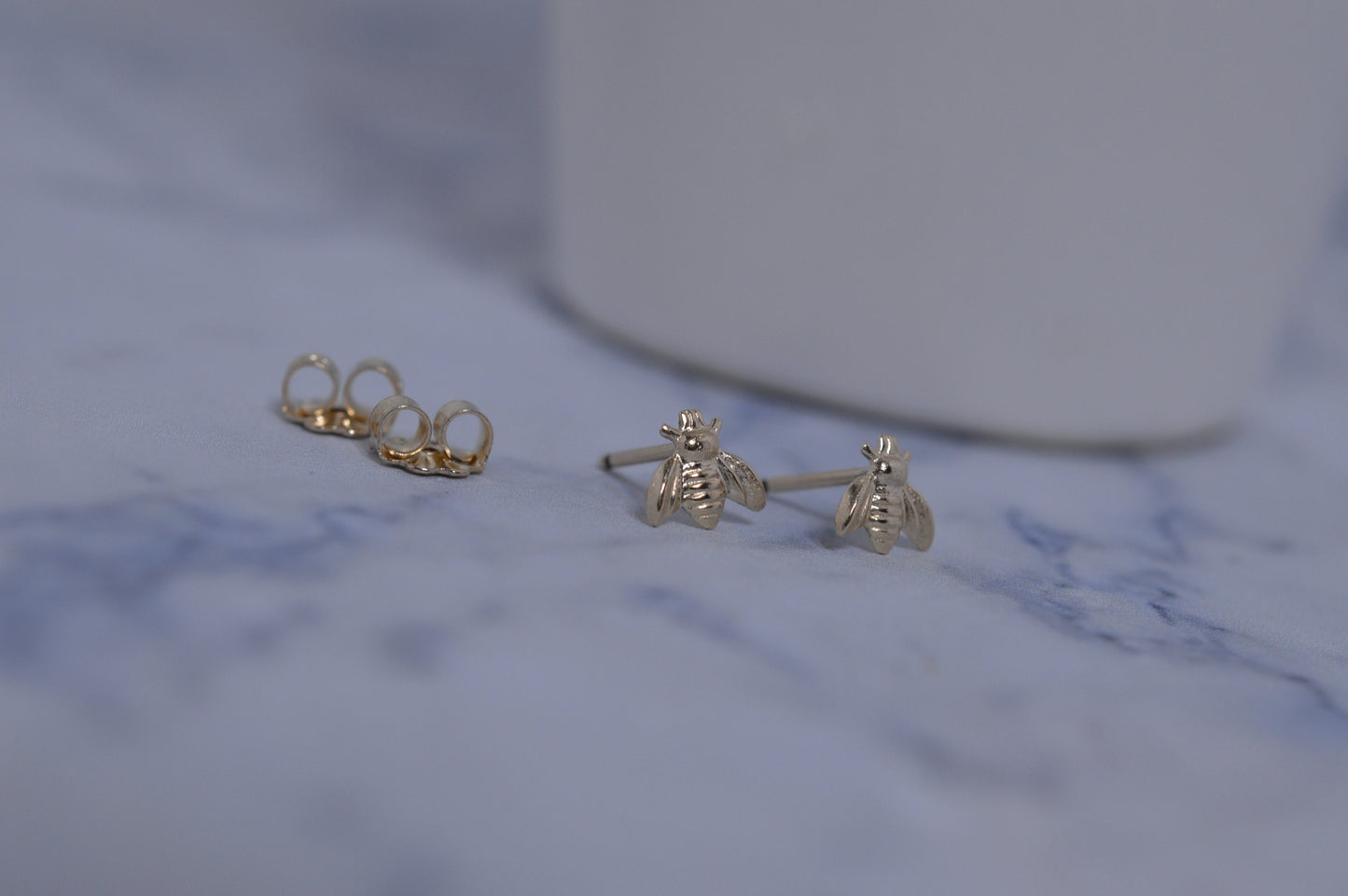 Gold Fill Bee Earring Studs