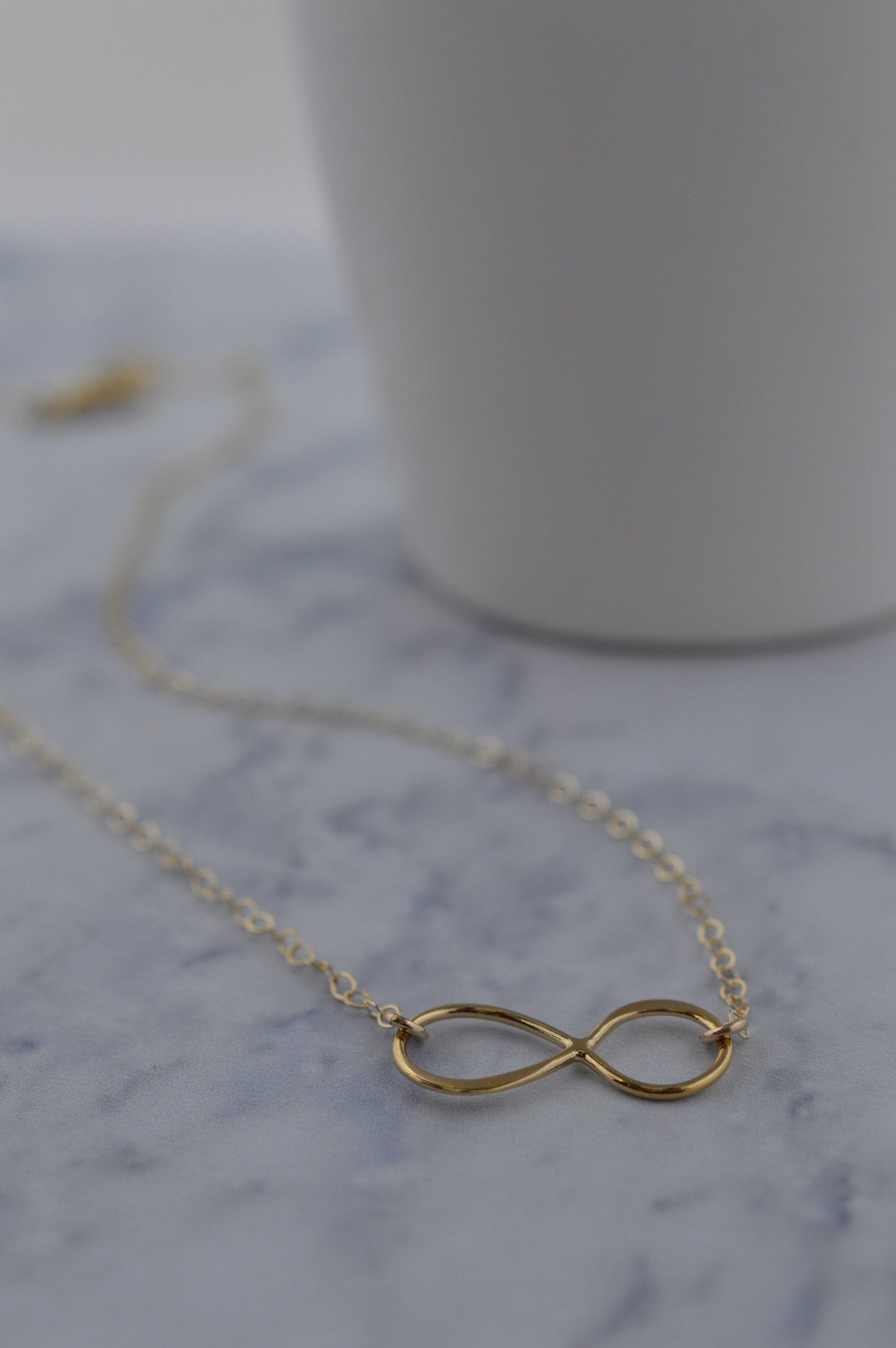 Gold Fill Infinity Necklace