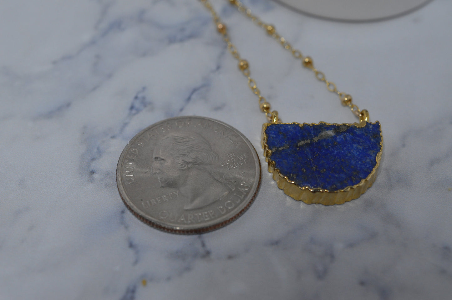 Gold Fill Lapis Lazuli Necklace