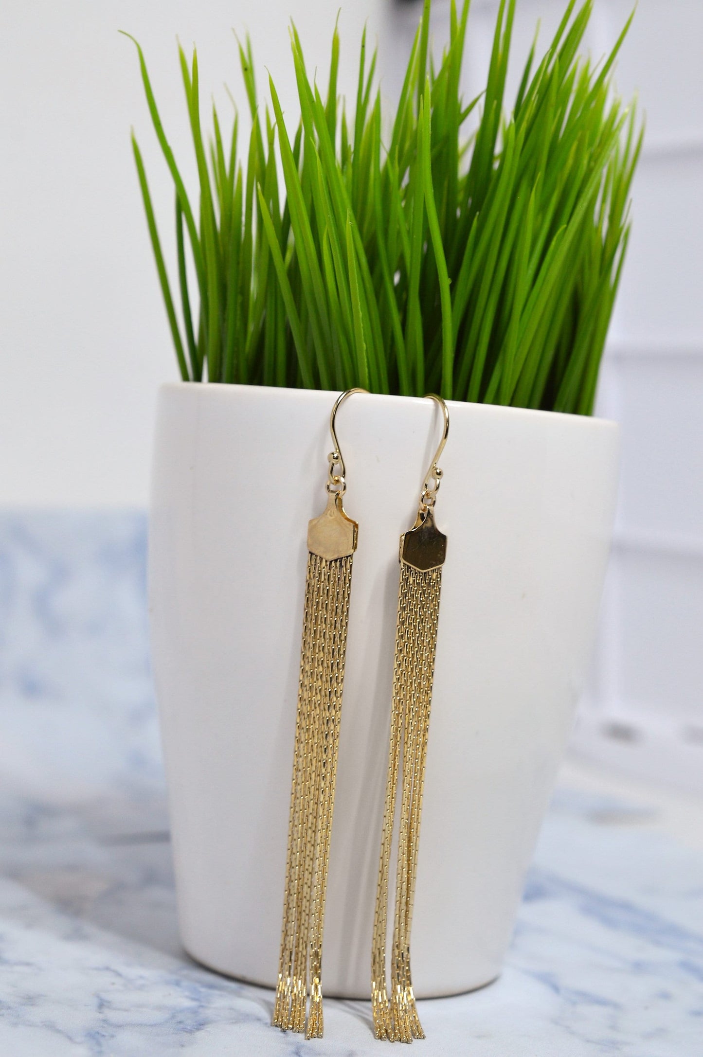 Gold Fill Tassel Earrings