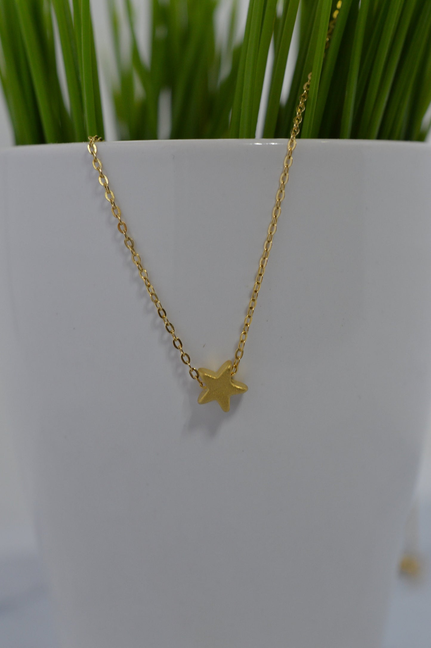 Tiny Gold Fill Star Necklace