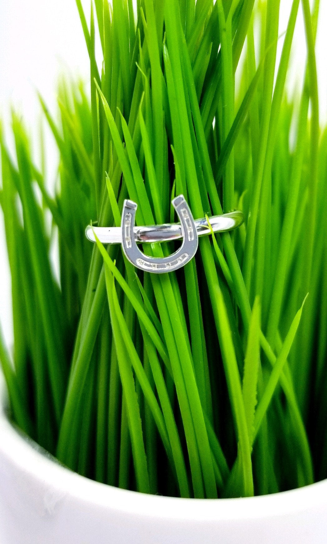 Sterling Silver Horseshoe Ring