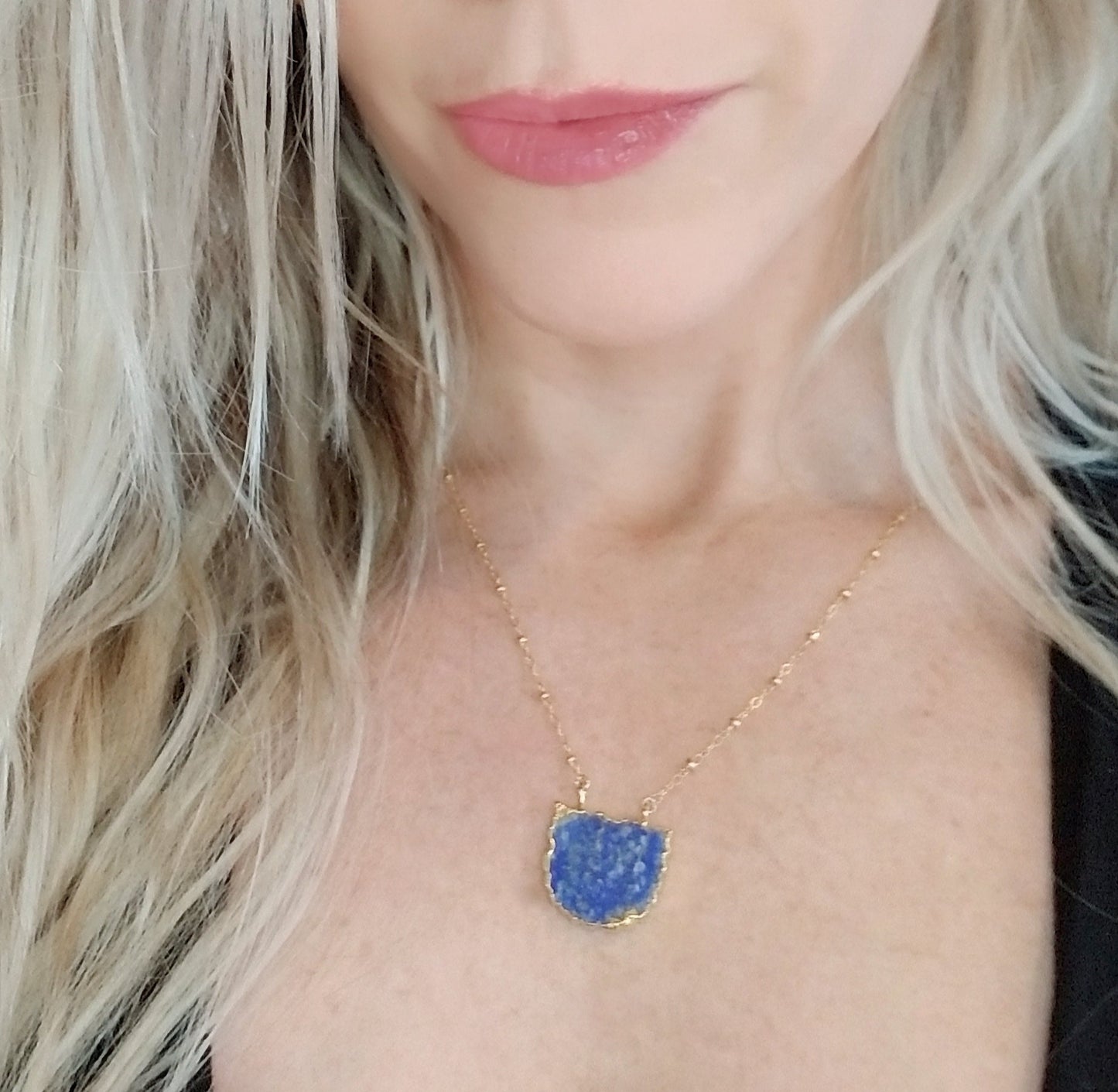 Gold Fill Lapis Lazuli Necklace