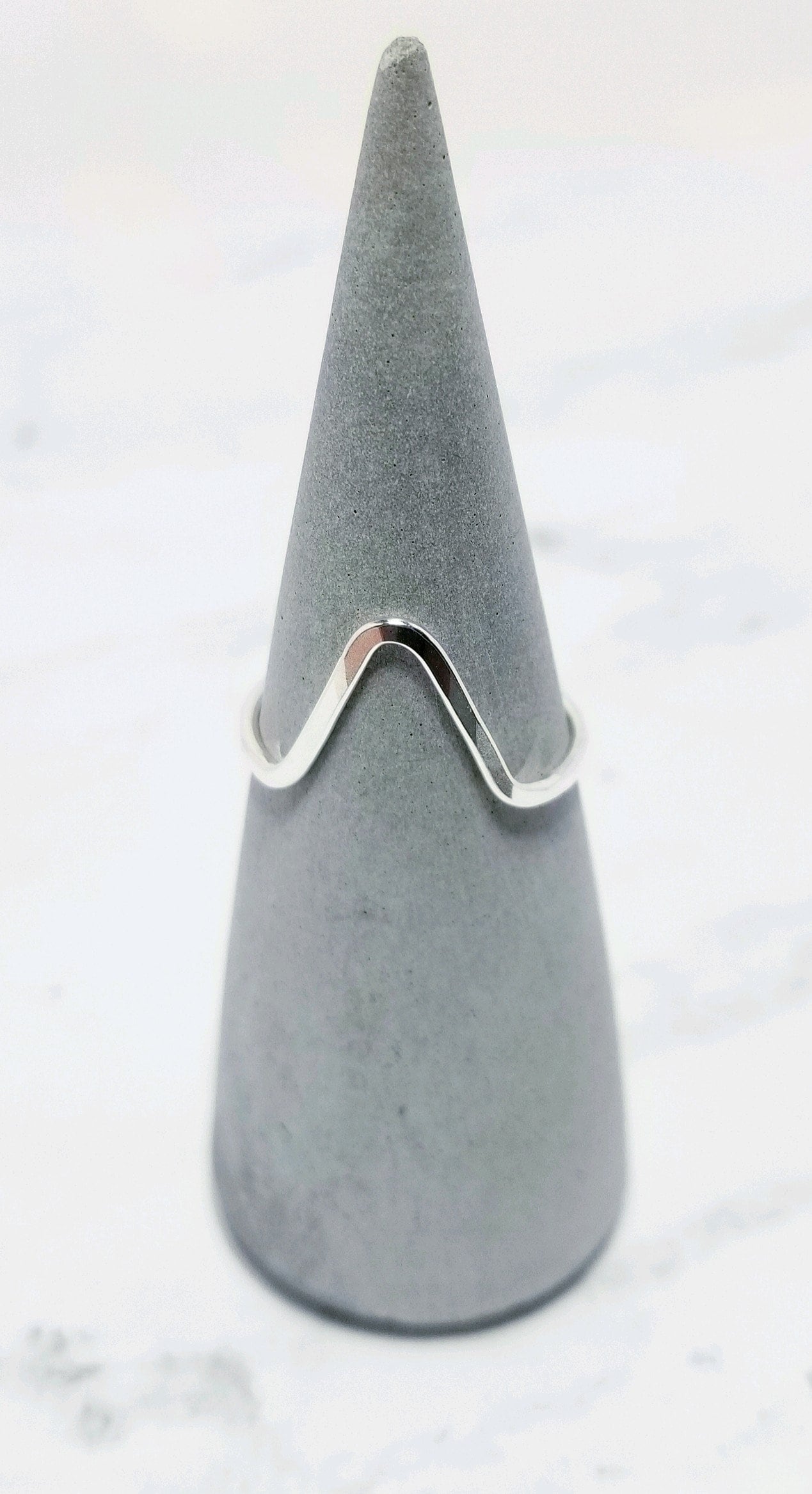 SterlingSilver Hammered Arch Ring