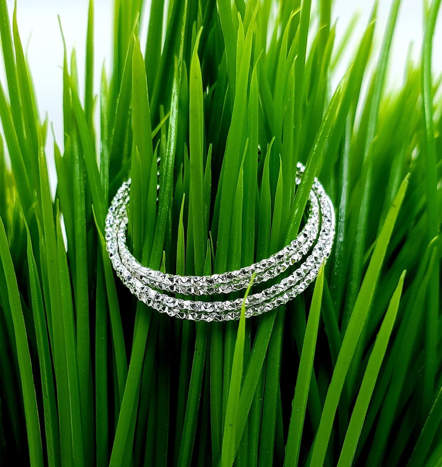 Ultra thin Sterling Silver Faceted Starburst Ring - Silver Stacking Ring - Standard Ring or Midi Knuckle Ring